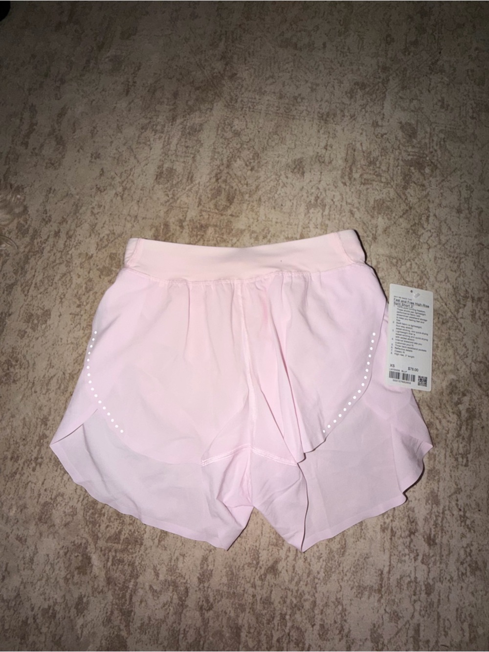 Lululemon Light Pink Women's Running Shorts